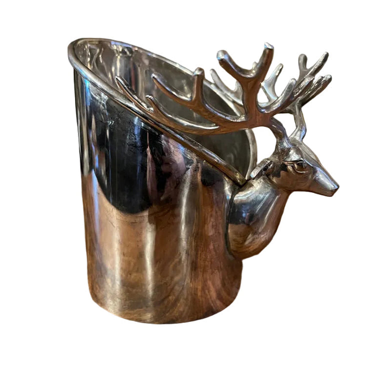 Vintage Silver Plated Deer Wine Holder