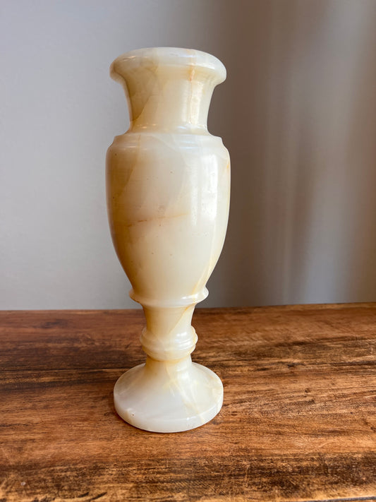 Vintage Large Alabaster Onyx Vase