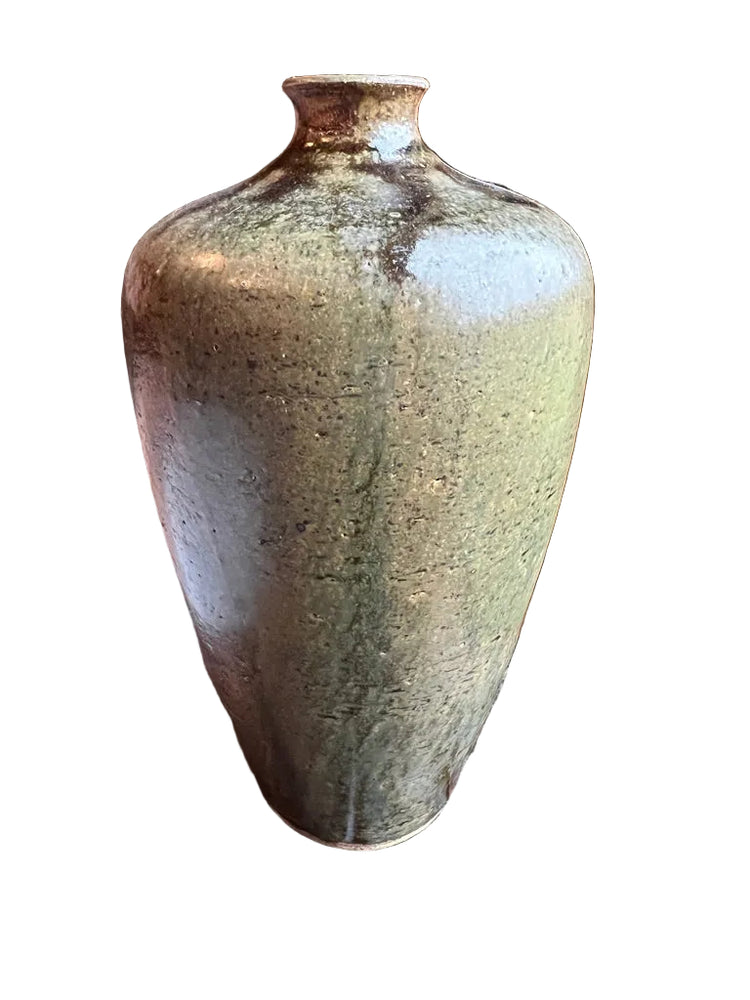 Green Vintage Studio Pottery Vase