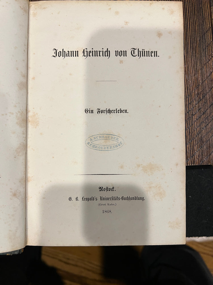 Antiquarian Antique 1868 German Book