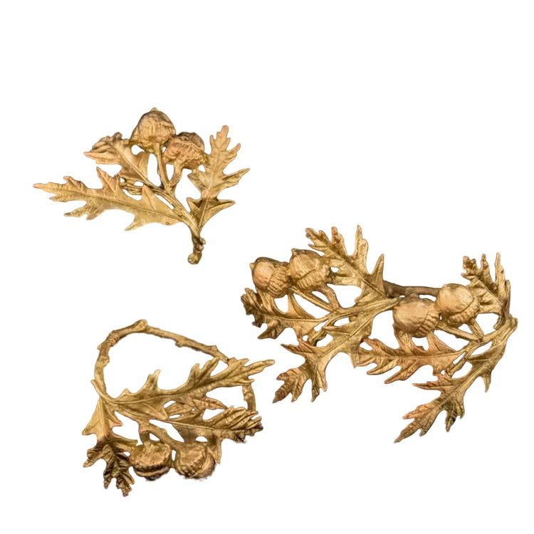 Acorn and Oak Napkin Rings
