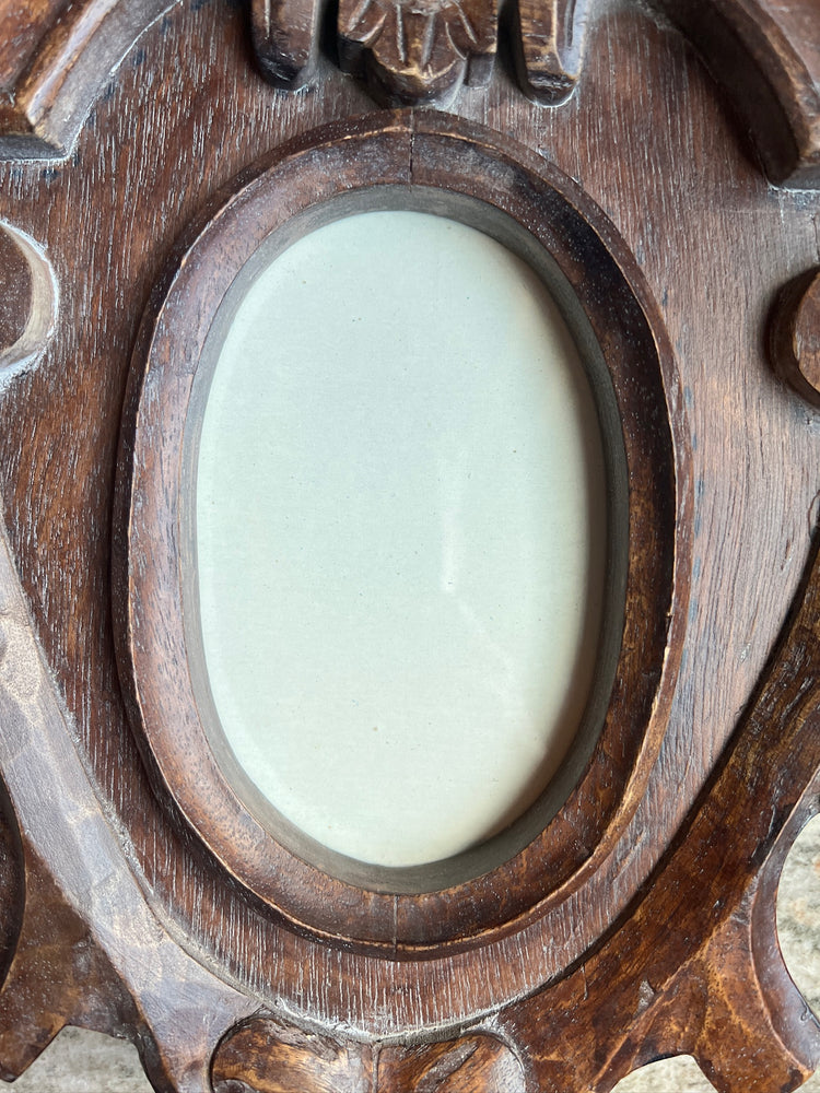 Vintage Carved Wood Frame