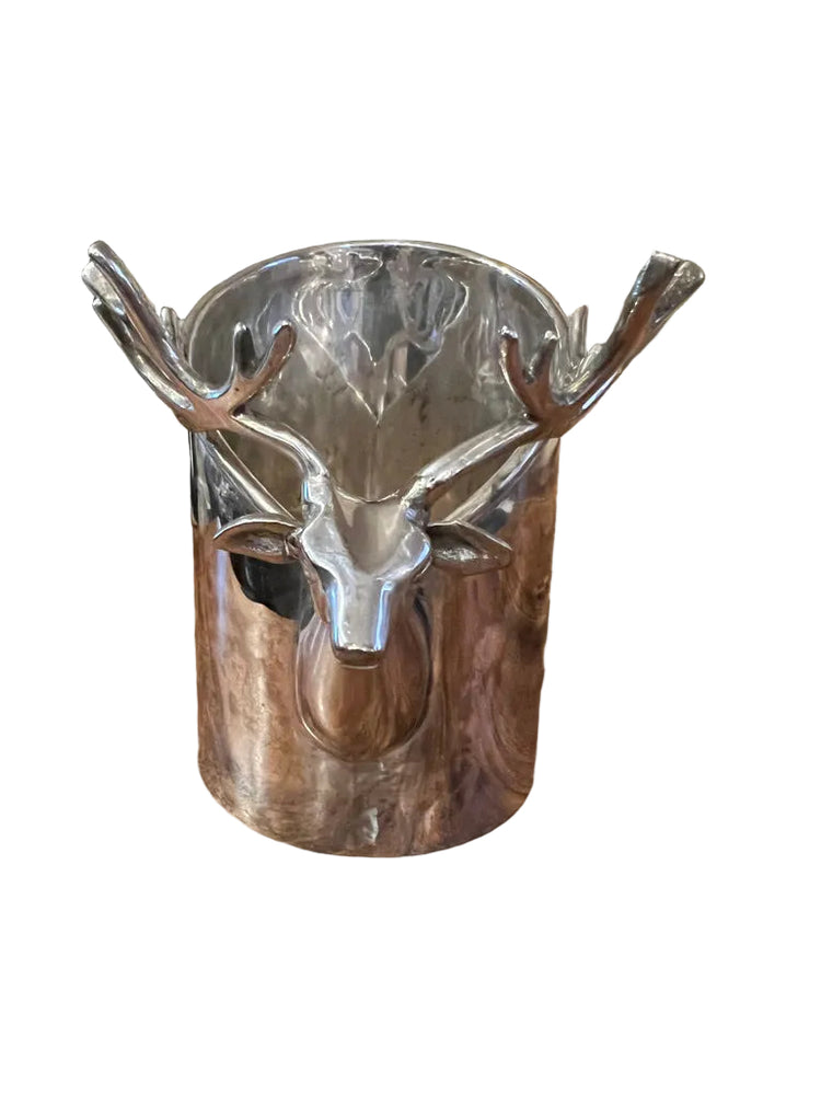 Vintage Silver Plated Deer Wine Holder