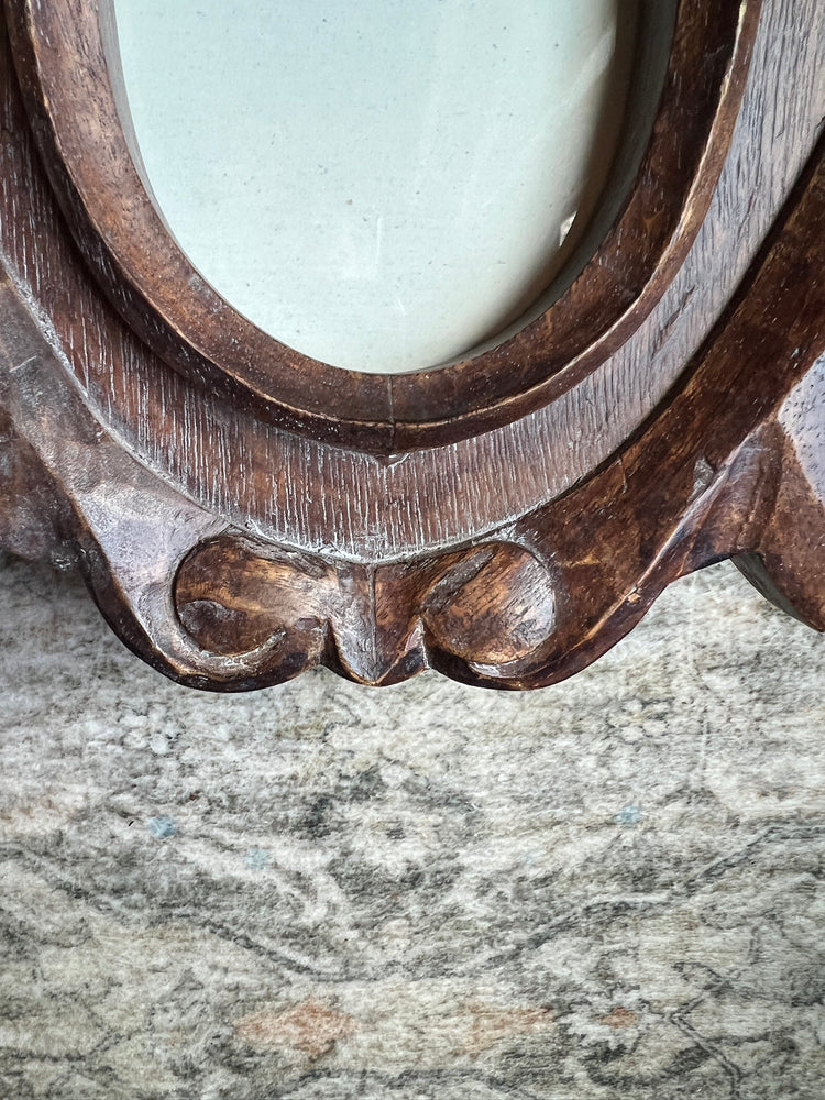 Vintage Carved Wood Frame