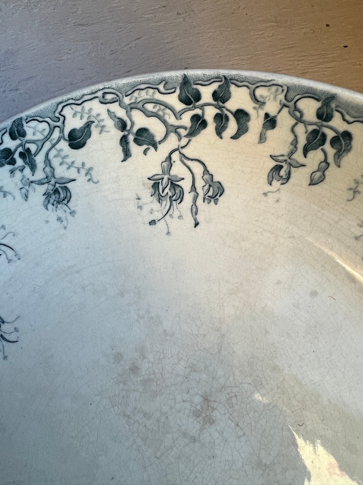 Antique French Ironstone E. Bourgeois Paris / Marseille Compote