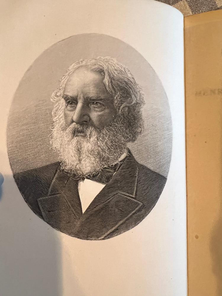 Set of 2 Antique 1800's Longfellow Books