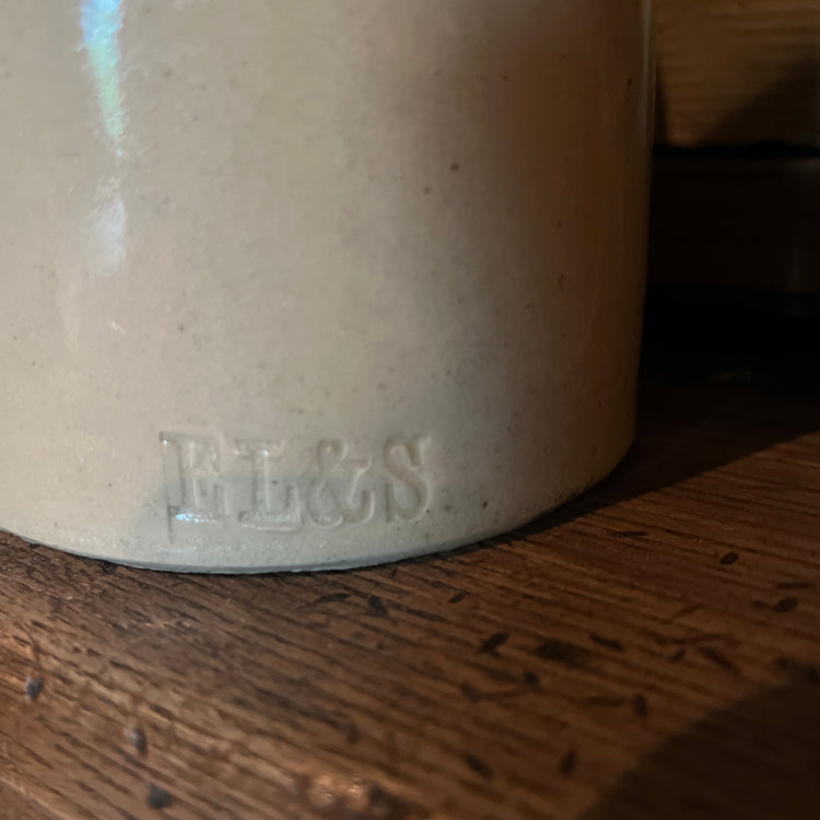Stamped Antique English Pantry Crock