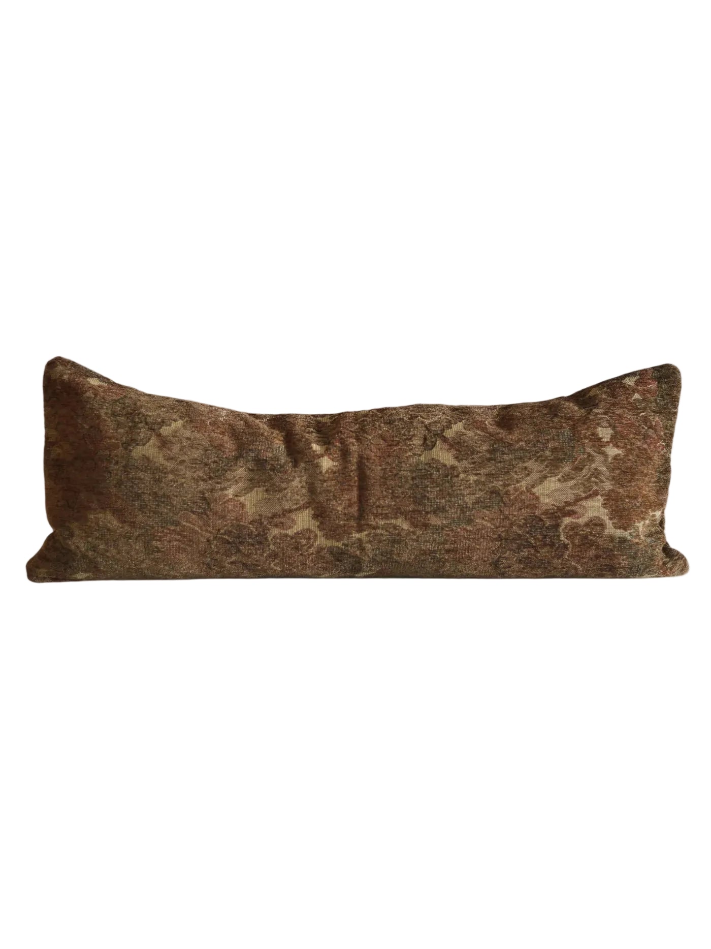 Renaissance style tapestry fabric long lumbar pillow