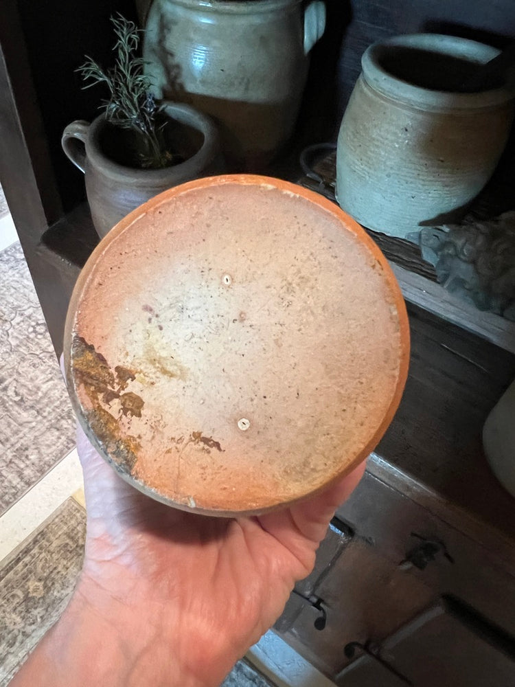 Antique English Fulham London Pottery Preserve Pot
