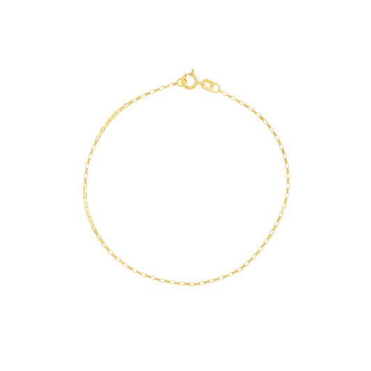 14K Gold Chain Link Bracelet
