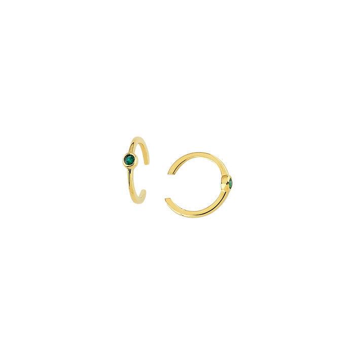 14K Gold Emerald Ear Cuff | Avie Fine Jewelry