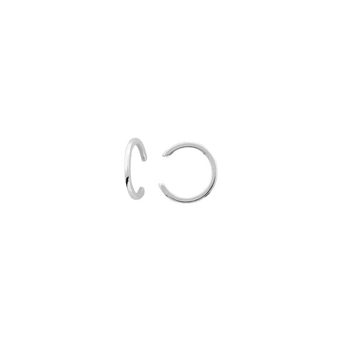 14K White Gold Ear Cuff | Avie Fine jewelry