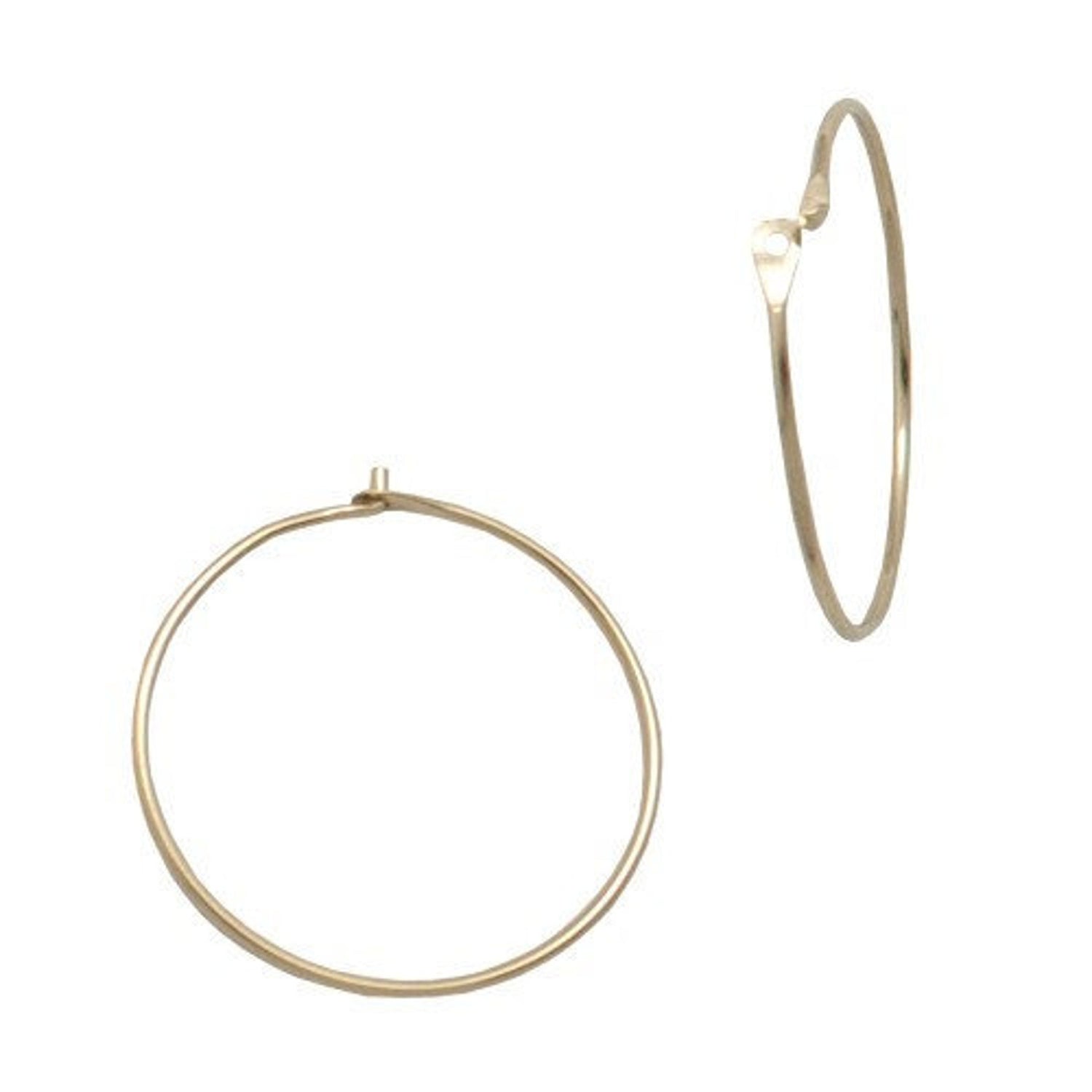 14K Gold 18mm Extra Small Endless Hoop Earrings | AVIE Fine Jewelry