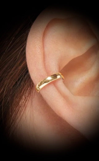 14K Gold Boyfriend Ear Cuff - Single